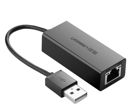 Przejściówka UGREEN Adapter Ethernet CR110 USB-C do RJ45 100Mbs czarny